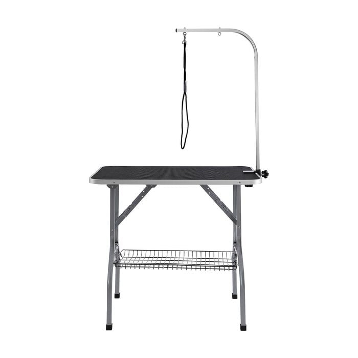 VEVOR 915x610mm Pet Grooming Table Arm Black with Clamp for Medium and Small Dogs