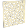 ProtectorAl 300-1200w x 300-1200h Primrose Large Leaf Unframed Solid Aluminium Decorative Panel