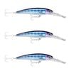 3x Rapala 14cm X Rap Magnum 20 Deep Diving Trolling Lures - HD Bonito