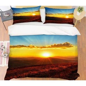 3D Beautiful Sunshine 68 Bed Pillowcases Quilt King Single Size