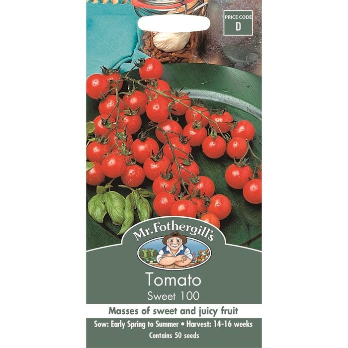 Mr Fothergill's Sweet 100 Tomato Vegetable Seeds