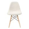 Sk Designer Living | Replica Eames Dsw Eiffel Chair | Fabric & Natural - Texture Ivory