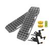 Bunker Indust 2PCS Recovery Tracks Board Grey 10T + Side Mounting Bracket Kit