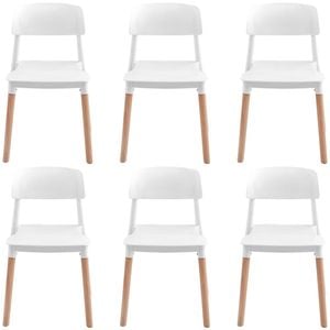 Candy Dining Chair Set of 6 - White