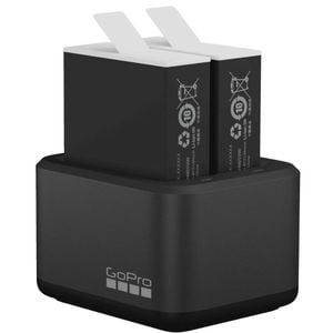 Gopro Dual Battery Charger With 2x Enduro Batteries - For Hero 9 / 10 / 11 / 12 Black