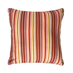 Marquee 45cm Pink Multi Stripe Outdoor Cushion