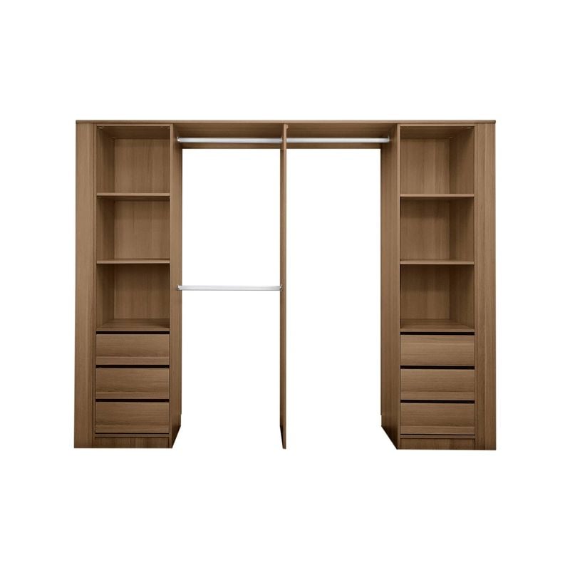 Lugna 2100 - 2400mm Cove Pack 6 Opening Built in Wardrobe Package