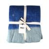 Maine & Crawford Hamza 170x130cm Faux Mohair Throw w/ Fringing - Blue