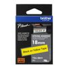 Brother 18mm Black on Yellow TZe-S641 Labelling Tape 