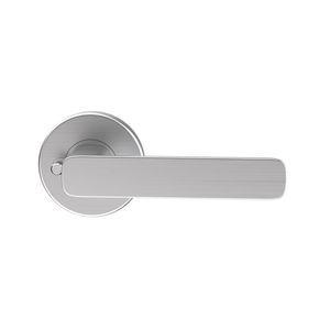 Schlage Satin Chrome Plate Element Series Harper Privacy Lever Set