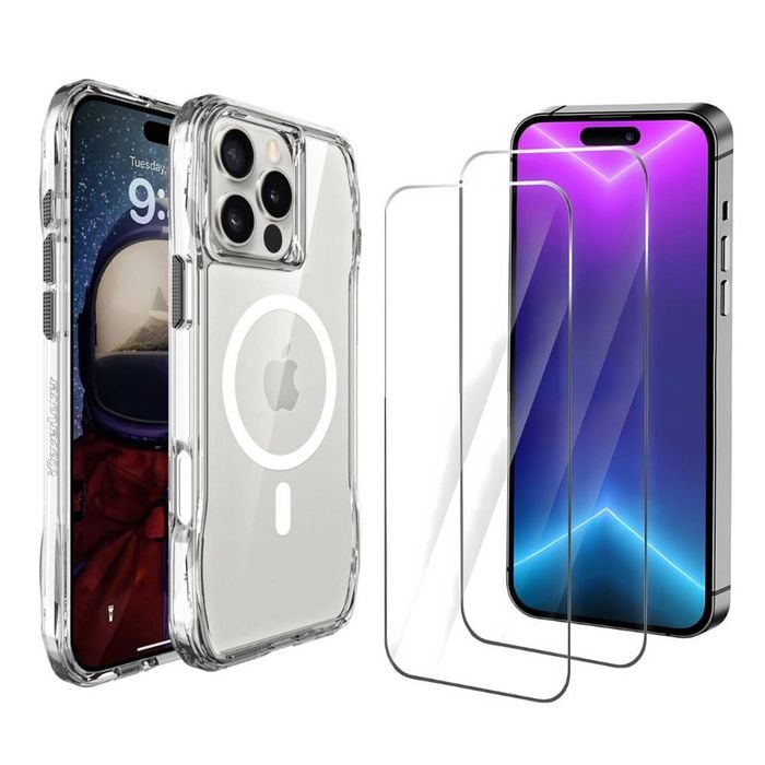 Icoverlover For Iphone 16 Pro Max Case Compatible With Magsafe + 2x Screen Protector