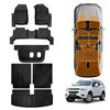 3D Floor Mats Boot Liners for Holden Colorado 7 2012-2016  Cargo Car Trunk Luggage Tray