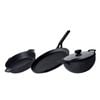 Meyer Pre-seasoned Cast Iron Induction 3 Piece Complete Set
