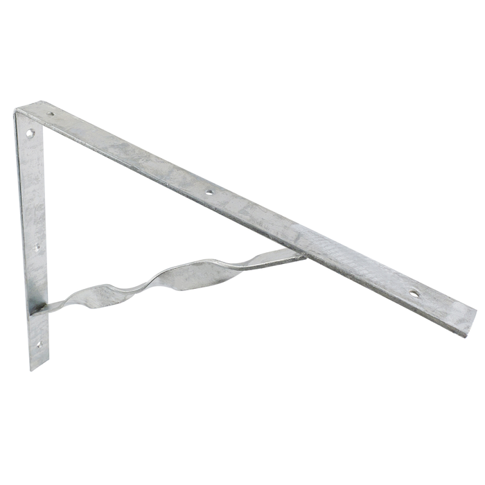 Carinya 400 x 350mm Galvanised Heavy Duty Twisted Stay Bracket