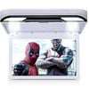 Elinz 13.3" IPS Roof Mount Car DVD Player Flip Down Monitor 1080P FHD HDMI USB GREY