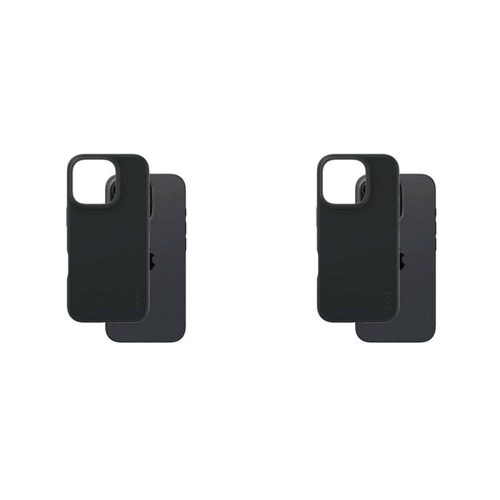 2PK PanzerGlass CARE Fashion Case For iPhone 16 Pro Black