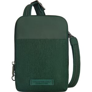 Travelon Metro Anti-Theft Stadium Mini Crossbody Bag in Forest Heather