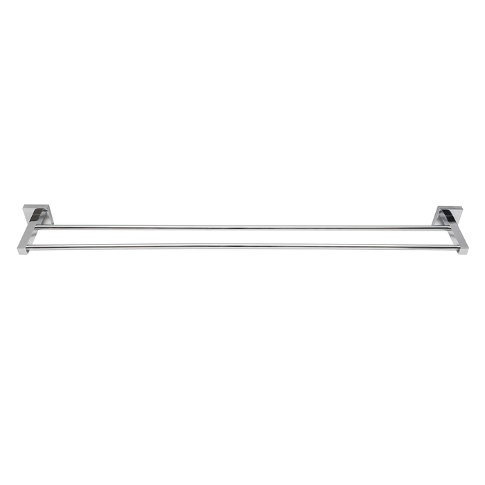Estilo 600mm Chrome Lille Double Towel Rail - 600mm