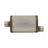 Outlaw T-409 Stainless Steel Straight Through Muffler, Single 2-1/4" Inlet/Outlet, Centre/Offset