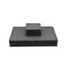 Argon Tableware Square Slate Placemats & Coasters - 12pc Kitchen Dining Table Mats Bar Drinks Coaster Protector Place Mats