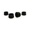 Surface Gard 25mm Black Round Plastic Internal Chair Tip - 4 Pack
