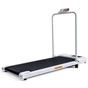 Advwin 5% Incline Walking Pad Electric Foldable Treadmill for Home  120kg Capacity & 1–6km/h & Low Noise, White