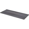 Lorell Desktop Large Laminated Adjustable Height Charcoal 183x76cm