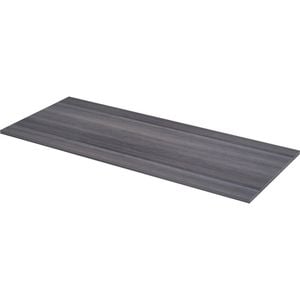 Lorell Desktop Large Laminated Adjustable Height Charcoal 183x76cm
