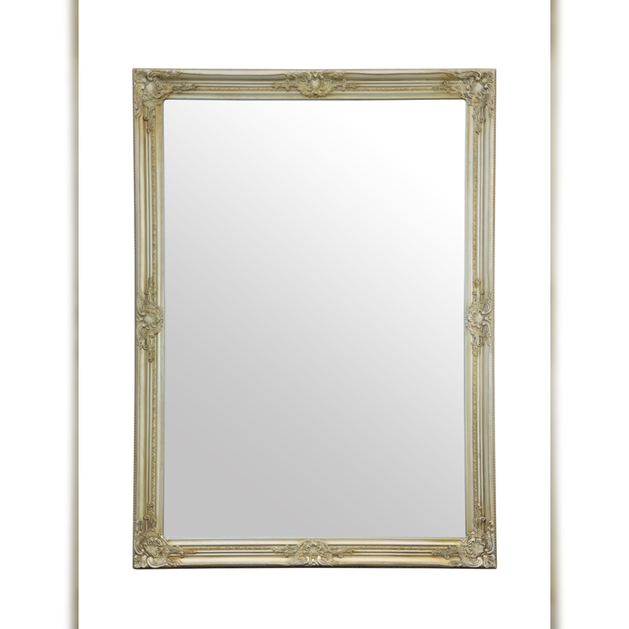 Elegant Collections Antique Champagne Small Mirror – French Provincial