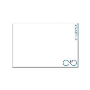 Puracycle Reusable Blank Food Labels Dishwasher Safe White 50 Pack 78x52mm