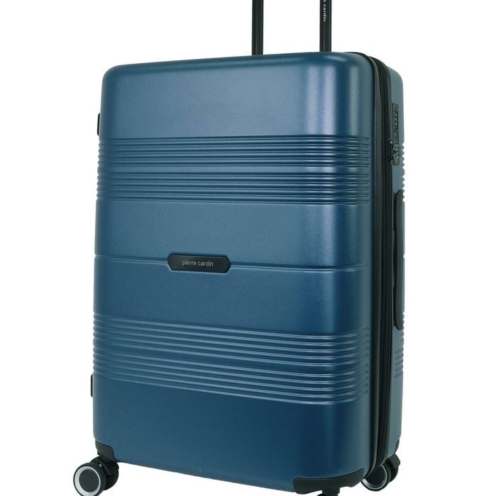 Pierre Cardin Large 163l Travel Hard Shell Case Suitcase Luggage Teal