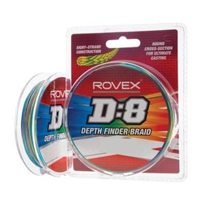 Rovex D:8 Depth Finder Multi-Colour Braid - 300yd 80lb