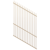 ProtectorAl 350 - 1200 x 1800mm Primrose Raked 16-30º Picket Top Pool Fence Panel