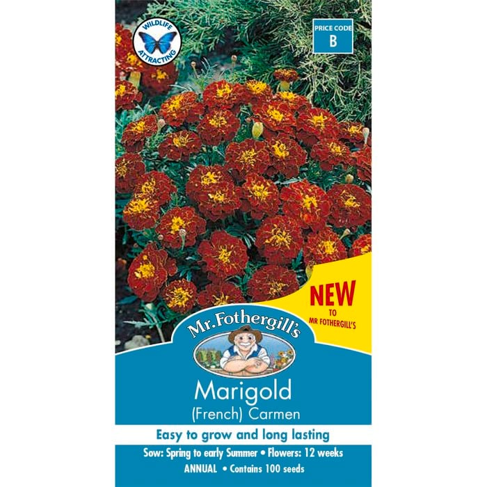 Mr Fothergill's Marigold Carmen Seeds