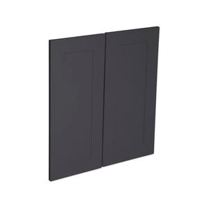 Kaboodle Grey Fig Alpine Corner Base Cabinet Doors - 2 Pack