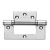 Lemaar 100 x 70 x 2.5mm Satin Stainless Steel Herline Hinge