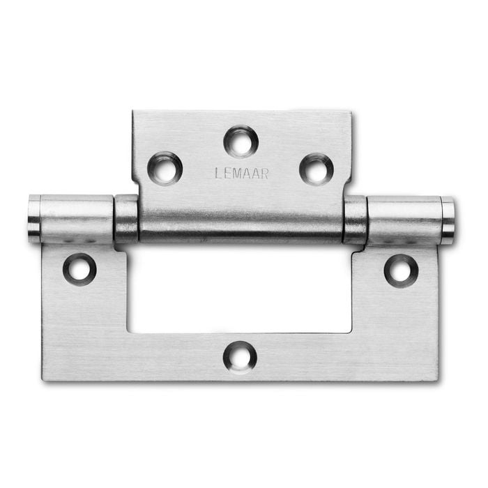 Lemaar 100 x 70 x 2.5mm Satin Stainless Steel Herline Hinge