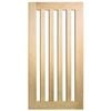 Corinthian 2040 x 1200 x 40mm Entrance Door Blonde Oak Clear Glass AWOWS5VG