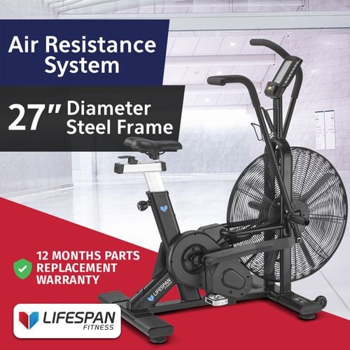 Lifespan Fitness EXC 10H Commercial Air Bike Bunnings Australia