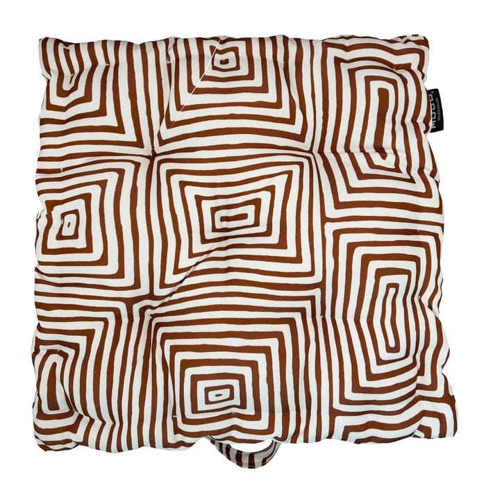 Mojo 45cm Warlu Terracotta Outdoor Floor Cushion