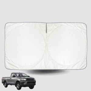 Windscreen Sun Shade for Toyota Hilux Single Cab 2005-2015 Universal Fit Window Visor UV Block