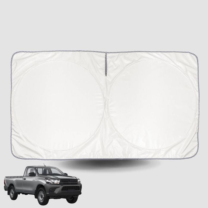 Windscreen Sun Shade for Toyota Hilux Single Cab 2005-2015 Universal Fit Window Visor UV Block