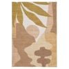 Loopsie-370cm X 270cm-pomar Printed Mustard Brown Washable Rug