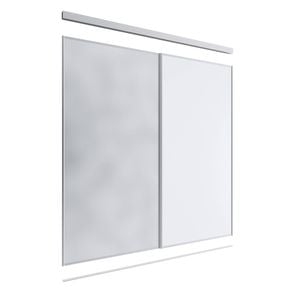 Lugna 2400 x 1801-2400mm 1 Mirror 1 Melamine 2 Door Combo Package