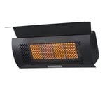 Heatstrip Black 4 Tile Natural Gas Outdoor Heater