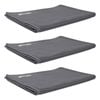 3x Bas Phillips Cairo Ribbed Towel Collection Cotton Bath Mat 78x48cm Graphite