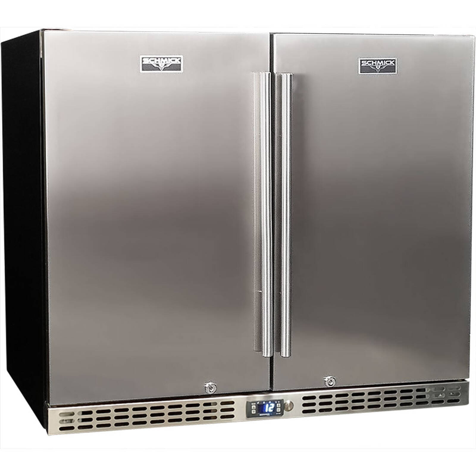 Schmick Stainless Solid 2-Door Bar Fridge SK206-SD Bunnings