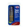 3pc AFL Brass Darts Fremantle Dockers Team Design Flights & Shafts In Case