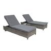 AMANI 3PC SUNLOUNGE SET - Grey
