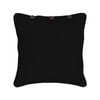 London Cushion Cover with Buttons 43cm - Black